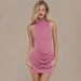 2026 Cross-Border European And American Women's Fashion Spring Summer New Solid Color Sleeveless Half High Collar_ecoleips.com