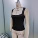 Women's Clothing Slim Fit Square Neck Vest Top - Breathable & Stretchy For Casual & Layering_ecoleips.com