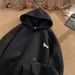 Men's Trendy Hooded Sweatshirt - Fleece-Lined Oversized Pullover For Winter, Unisex Casual Streetwear (Multiple Colors)_ecoleips.com