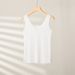 Specially Tailored Skin-tone Invisible Anti-see-through Ice Silk Seamless Camisole Women, Plus Size Plus-size Ladies,_ecoleips.com