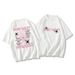 women's High-quality Round-neck Pullover Short-sleeved T-shirt_ecoleips.com
