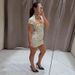 Women's Sexy Tie Front Short Sleeve Polka Dot Slim Fit Mini Dress – Spring Summer Party Gown 2026_ecoleips.com