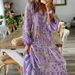 Women's Clothing Summer New Fashion Print Long Dress Women_ecoleips.com