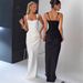 Women's Clothing Women's Slim Fit Halter Dress Waist Cinching Backless Sleeveless Tie Up Solid Color European And American Style Dress_ecoleips.com