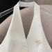 Spicy Women's V Neck Halter Vest 2024 Spring New Style Commuting Mature And Stylish Light Luxury High End Blazer_ecoleips.com