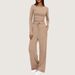 2025 European American Cross-border Spring And Autumn Asymmetrical Design Casual Suit For Women, Long-sleeved Wide-leg_ecoleips.com