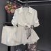 White Chiffon Blouse For Women High End Slim Fitting Summer Style Popular_ecoleips.com