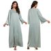 Women's Clothing Middle East Dubai Women's Clothing High End Texture Satin Hot Diamond Robe Elegant Dinner Dress Skirt_ecoleips.com