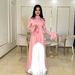 Women's Slim Waist Dress Autumn Fashion Temperament Evening Gown Muslim Style Clothing_ecoleips.com