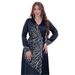Women's Clothing Fashion Diamond Studded Satin Evening Dress_ecoleips.com