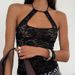 Aria Basics Aria Basics European And American INS Fashion Summer New Sexy Lace Halter Neck Versatile Backless Tank Top For Women Wholesale_ecoleips.com
