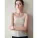 Thin Solid Color Women's Cashmere Knitted Camisole Slim Fit Versatile Soft Skin-Friendly Sleeveless Inner Wear Double_ecoleips.com