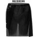 Verve TME Sexy Fashion Hot Girl Nightclub Style Metallic Sequin Irregular Hem Bodycon Skirt_ecoleips.com