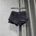 Women's Light Blue Rolled Cuff Denim Shorts, Distressed Casual Jean Shorts With White Inner Layer, Low Waist Summer Streetwear Shorts For Daily Outdoo_ecoleips.com
