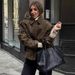 Soft Velvet-Touch Jacket - Oversized Casual Blazer For Women | Versatile & Stylish (Dark Brown/Light Brown, XS/S/M/L)_ecoleips.com