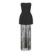 Women's Clothing Elegant Lace High-Waist Maxi Skirt Set - Off Shoulder Crop Top & Flowy Long Dress Two Piece Outfit, Slim Fit Formal/Party_ecoleips.com