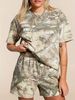 Women's Camo Shorts & Top Set - Summer Trendy Streetwear Two-Piece Outfit (S-XXL) | Quick-Dry Polyester & Spandex Blend_ecoleips.com
