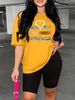 Summer Women's Casual And Fashionable Leopard Print Heart-shaped Printed Loose T-shirt+shorts Two-piece Sportswear Suitable For Daily Wear-32_ecoleips.com