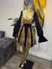Leopard Print Strapless Bandage Dress With Belt - Slim Fit Sleeveless Bodycon Dress For Women_ecoleips.com