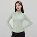 Stand-up Collar Sunscreen Clothes Women's New Summer Sunscreen Clothes Slim And Breathable Yoga Jackets Outdoor Cool Sunscreen Skin Clothes_ecoleips.com