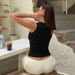European And American Fashion Rhinestone Versatile For Women, 2025 Winter New Fashion, Stylish Slim-fit Solid Color Tank_ecoleips.com