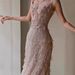 Heavy Duty Evening Gown Slimming Banquet Dress For Women High-End Pink Mermaid Style Birthday Emcee Toast Dress_ecoleips.com