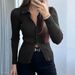 Diyun European And American Casual Simple Solid Color Long Sleeve Shirt Woolen Women's Clothing 2025 Autumn_ecoleips.com