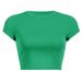 NVTX05 Women's Summer Solid Color Short Style Top Cross Border Foreign Trade Factory Direct Sales Trendy Casual Women's Clothing_ecoleips.com