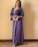 Women’s Clothing Diamond Encrusted Muslim Middle East Women's Belt Robe Abaya Turkish Long Muslim Women's Clothing_ecoleips.com