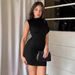Women's Clothing Women's High Neck Slim Fit Short Dress European American Style Sexy Bodyco Vest Top For Formal & Casual For Women_ecoleips.com