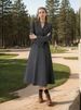 New Woolen Coat Women's Knee Thickened Large Size Lapel Super Long Slim Jacket_ecoleips.com