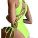 Women's Clothing Sexy Back Hollow Strap One Piece Swimsuit Bikini_ecoleips.com