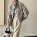 Luxury Faux Mink Coat – Windproof Stand Collar Winter Jacket, Snow-Like Plush Fur, Warm & Elegant For Women (Gray, White, Brown, Black, Beige)_ecoleips.com