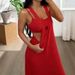 Women's Clothing Summer Style Women's Temperament Casual Dress Two Piece Set Solid Color Personality For Formal & Casual For Women_ecoleips.com