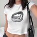 2025 Spring/Summer Ins Hot Sweet And Spicy Royal Sister Style Short Sleeve Casual Pullover T-shirt With 3D Lip Print_ecoleips.com