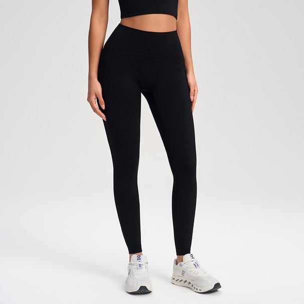Women High Waist Tummy Control Yoga Leggings With Side Pockets, Butt Lifting High Stretch Running Workout Pants_ecoleips.com