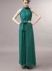 K Hanging Neck Floor Standing Collar Dress, Beach Skirt, Extra Long Off Shoulder Dress_ecoleips.com