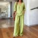 Women's Clothing Women's Casual V Neck Pullover Long Sleeve Spring Set For Formal & Casual For Women Summer Travel Outfit_ecoleips.com