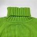 Women's Oversized Turtleneck Sweater – Cozy Raglan Sleeve Pullover In Solid Colors (Green/Orange-Red)_ecoleips.com