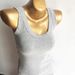 Summer Wide Shoulder Strap Slim Fit Women's Tank Top Sexy Wide Neckline Elastic U Neck Sleeveless T-Shirt in White_ecoleips.com