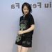 Women's Clothing Summer New Short Sleeved Shorts Casual Suit Hot Diamond T Shirt Two Pieces_ecoleips.com