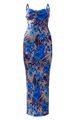 Women's Clothing Women's Slim Fit Suspender Dress Printed Pleated A-Line Evening Dress Floral Large Skirt Style Hot For Formal & Casual For Women_ecoleips.com