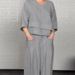 Women's Clothing Solid Color Round Neck Long Sleeved Casual Tops Mid Waist Pocket Straight Pants Two Piece Set_ecoleips.com