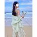 French Style Tencel Sunscreen Jacket For Women Summer Thin Design Sense Light Luxury Ice Silk Cardigan Shirt Women's Top_ecoleips.com