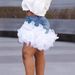 Women's Denim Mini Skirt Mesh Ruffles Patchwork Design Cross Border Hot Girl Clothing Wholesale Source_ecoleips.com