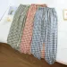 Plaid Pajama Pants For Women Multi Colors Cotton Home Pants For Spring And Summer Thin 3xl Loose Women Sleepwear Long Pants_ecoleips.com