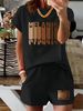 Women’s 2 Piece Outfit Set – Oversized Graphic T-Shirt And Biker Shorts Matching Set, Casual Summer Lounge Tracksuit For Daily Wear-372_ecoleips.com