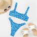 Women's Clothing Sexy Fashion Multi Color High Waist Printed Split Bikini Swimsuit Women's Swimsuit Bikini_ecoleips.com