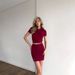 Hot Selling Sexy Slim Fit Turn-Down Collar Short Sleeve Sweater High Waist Bodycon Skirt Knitted Set For Women_ecoleips.com