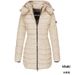 girl 2025 New Winter Korean Style Women's Jacket Mid-Length Slim Fit Warm Down Cotton Coat Black_ecoleips.com